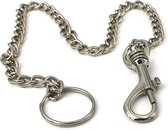 Stalen broekketting - Sleutelketting voor sleutels of portemonnee - 48cm