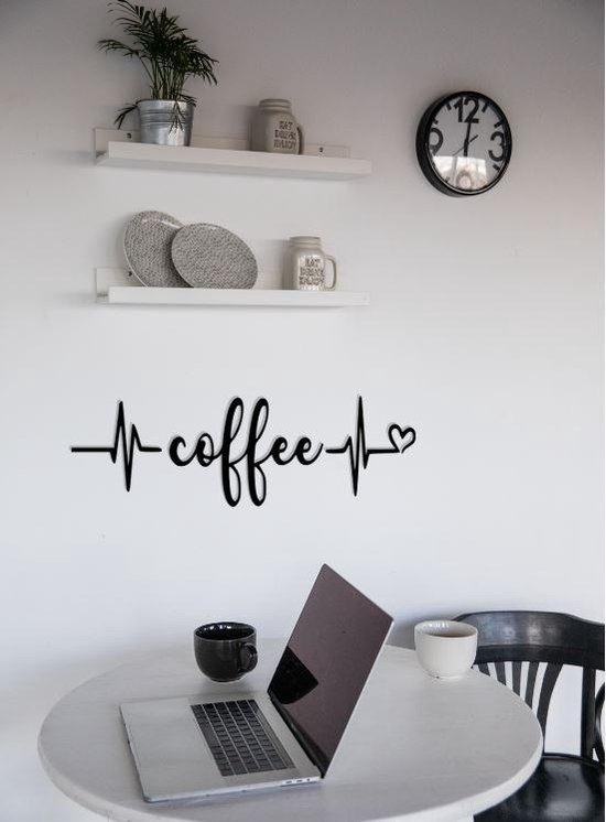 Coffee Wall Art by Cutting Edge Design Belgium - Koffie Bureau Keuken Winter Warm Schuim Kopje Tas Sugar Mok Living Wand Muur Decor Decoratie Home Interieur Art Letters Café Poster Deca Espresso Koffiebar Koffie Pads Bonen Corner Caffeïne Uniek Gift Coffee Wall Art by Cutting Edge Design Belgium - Koffie Bureau Keuken Winter Warm Schuim Kopje Tas Sugar Mok Living Wand Muur Decor Decoratie Home Interieur Art Letters Café Poster Deca Espresso Koffiebar Koffie Pads Bonen Corner Caffeïne Uniek Gift