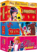 Coffret Tri Pack Vol.1 - Pocahontas - Mulan - Alice au pays des merveilles