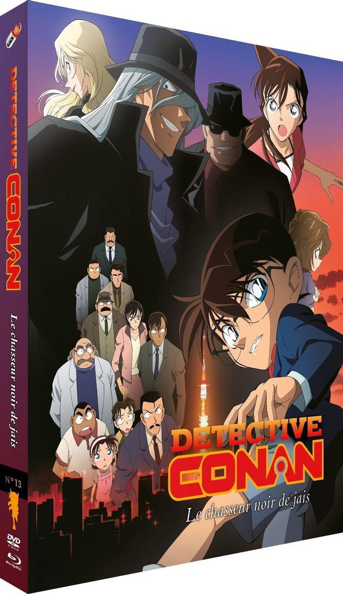 Détective Conan - Film 13 : Le chasseur noir de jais - Combo Blu-ray + DVD  (Blu-ray),... | bol.com