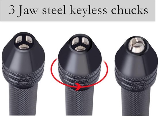 14 stuks mini-handboormachines met precisie-spiraalboren van 0,5 tot 3,0 mm, handboor van aluminium met antislip handgreep, voor modelbouw en knutselprojecten 14 stuks mini-handboormachines met precisie-spiraalboren van 0,5 tot 3,0 mm, handboor van aluminium met antislip handgreep, voor modelbouw en knutselprojecten