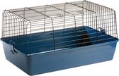 Flamingo Kooi Sprinters - Zwart/Blauw - 60 x 36 x 31,5 cm - Voor Konijnen en Knaagdieren