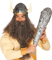 Fiestas Guirca Barbarenhelm Hoorns 26,5 Cm Grijs/wit One/size