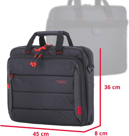 TravelZ Laptoptas 17 inch | Sportieve Lichtgewicht 17.3” Computertas |  Waterafstotend... | bol.com