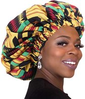 Slaapbonnet / Haarverzorging / Hoofddeksel / Hair Bonnet / / Afro slaapmuts / Afrikaanse nachtmuts met satijn / Afrikaanse print slaapmuts