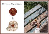 BIBS spenen 6 18 mnd (maat 2) - & Speendoekje Wallabiezzz - Wine