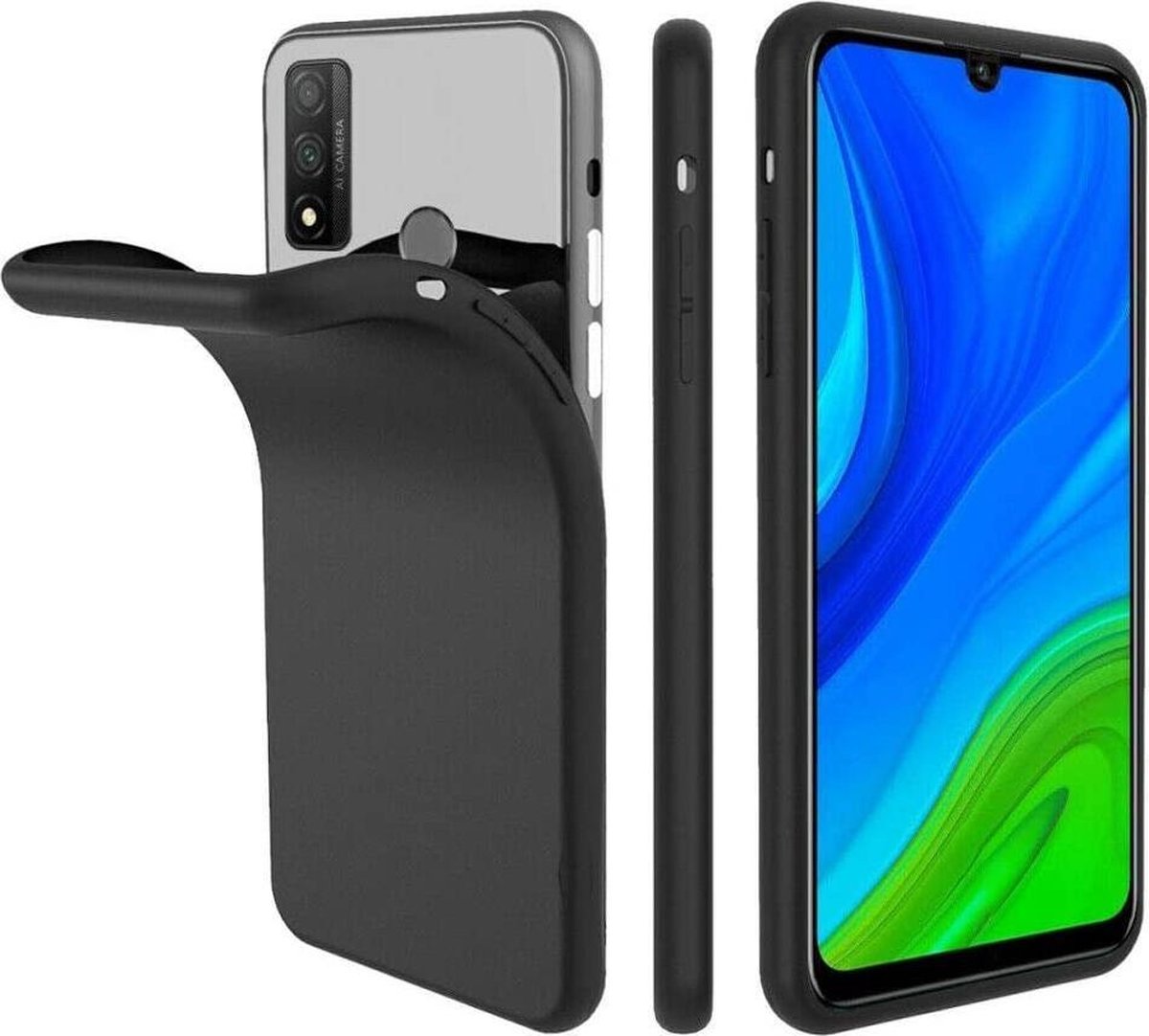 Silicone hoesje zwart Geschikt voor: Huawei P Smart 2020