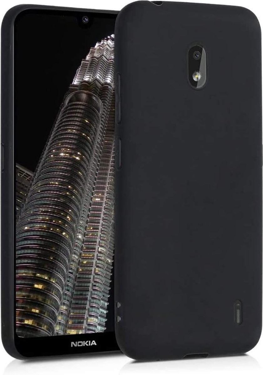 Silicone hoesje Geschikt voor: Nokia 1.3 - zwart