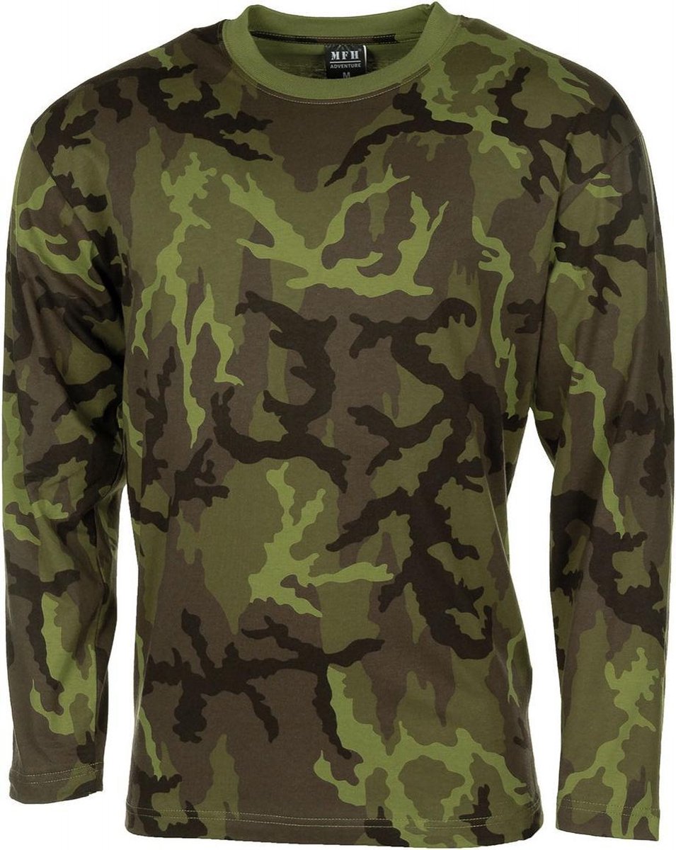 MFH US shirt Lange mouwen M 95 CZ 170 g/m² M 95 Cz Camo