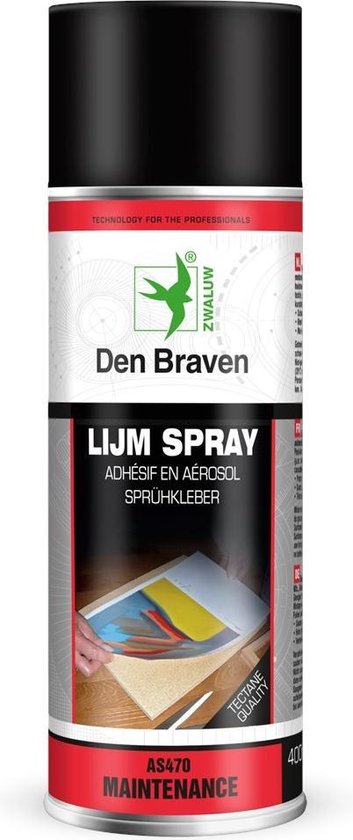 DENB spray spuitbus Zwaluw, beige, spray lijm, inzetbereik contacten - Den Braven