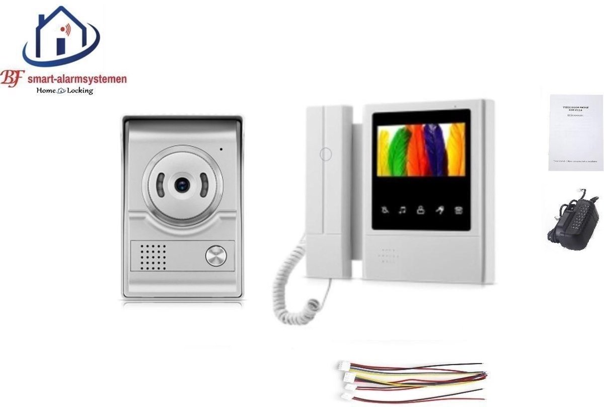 Home-Locking videofoon met 1 binnen paneel.DT-2228-1-1