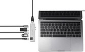 PEPPER JOBS USB C HUB TCH-MBP7 PLUS | 7-in-1 USB C Adapter | Oplader Universeel