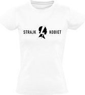 Strajk Kobiet dames t-shirt | abortie | polska | polen | feminisme | protest | bedrukt | logo |