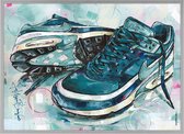Poster - Nike Air Max Classic Painting - 51 X 71 Cm - Multicolor
