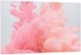 Tuinposter – Roze Wolken Rook - 150x100cm Foto op Tuinposter  (wanddecoratie voor buiten en binnen)