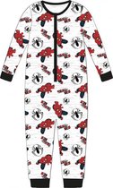 Spiderman onesie - pyjama - KATOEN - Maat 98 / 104 - 3 / 4 jaar