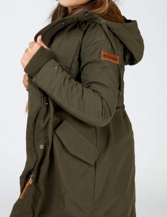 Moscow Long Parka Crinkled Memory Cire - Vert - Taille M | bol.com