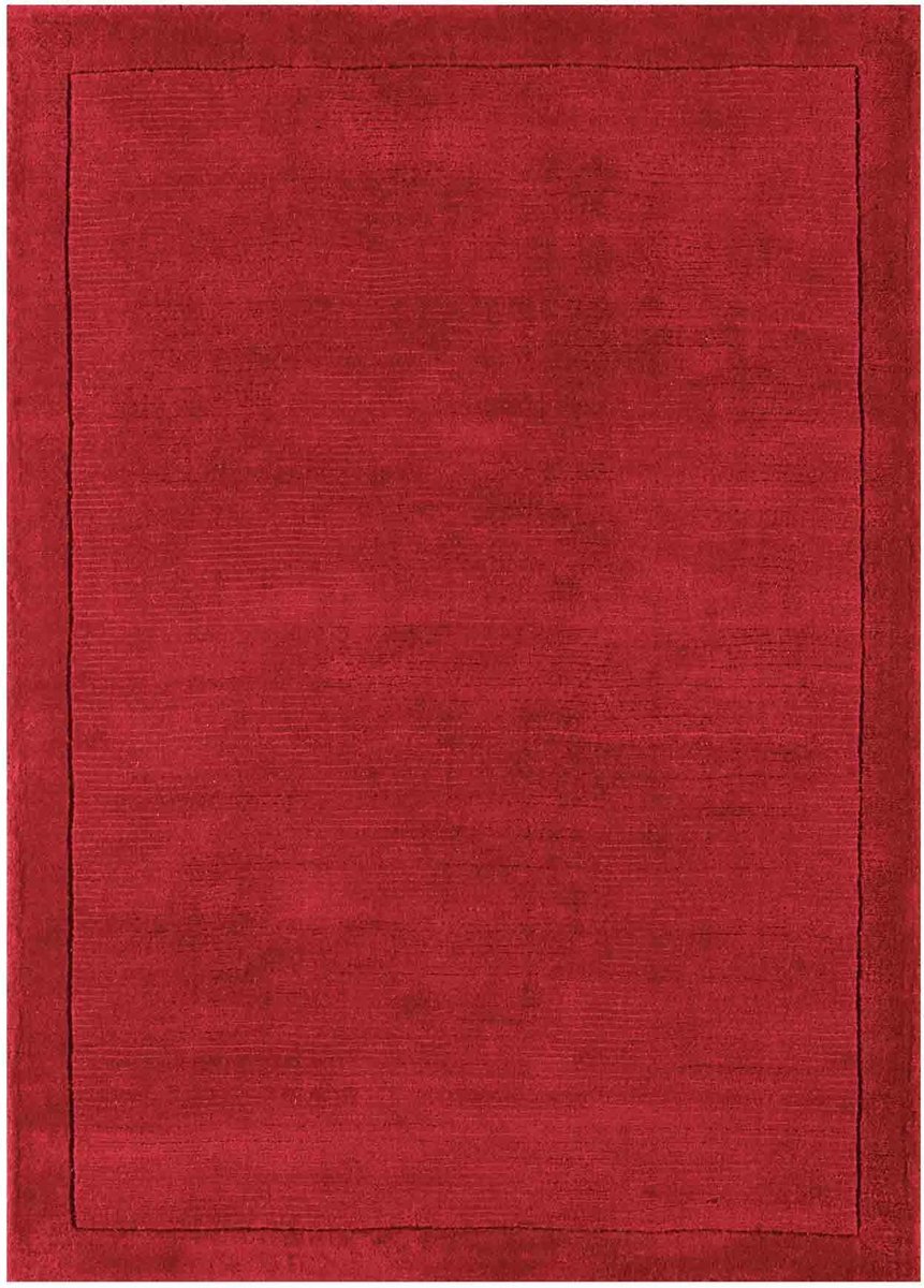 Easy Living - York-Rug-Poppy Vloerkleed - 200x290 - Rechthoek - Laagpolig Tapijt - Klassiek - Rood