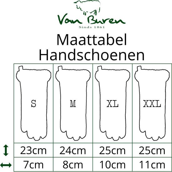Van Buren heren handschoenen - Schapenwollen sloffen.nl
