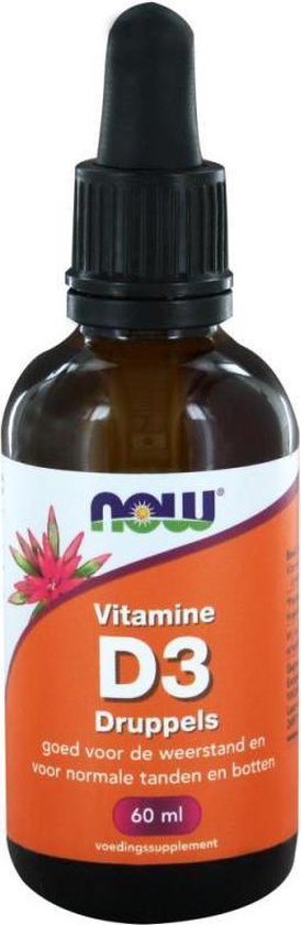 Now Vitamine D-3 - 60 ml - Druppels bol.com