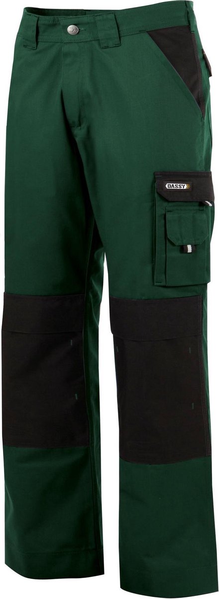Pantalon de travail professionnel Dassy avec poches genoux - Noir Boston /  gris ciment... | bol.com