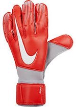 NIKE - KEEPERHANDSCHOENEN - GREY/RED - GRIP 3 - MAAT 8