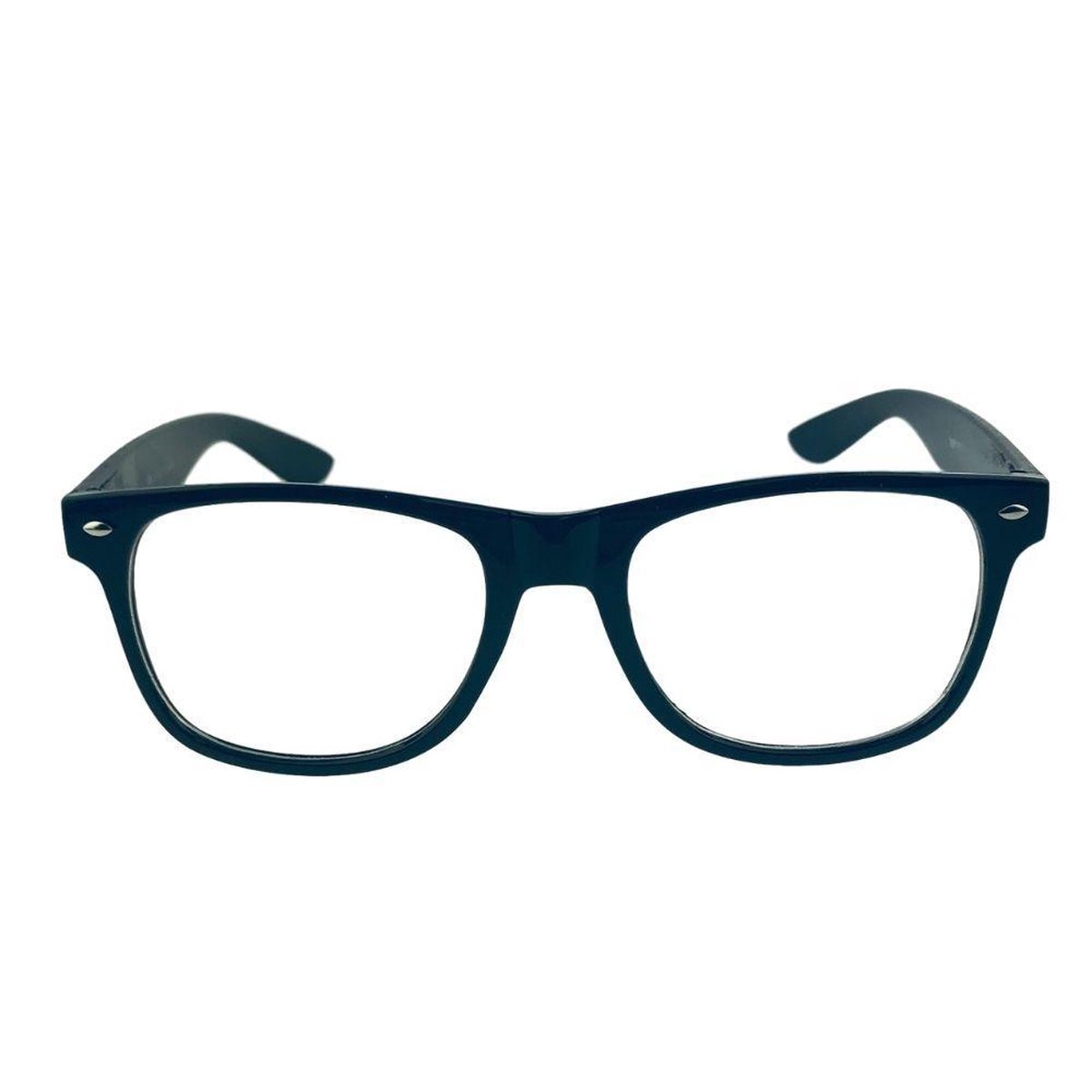 Orange85 bril zonder sterkte – Zwart - Nerdbril - Heren - Dames - Zwarte bril - Orange85
