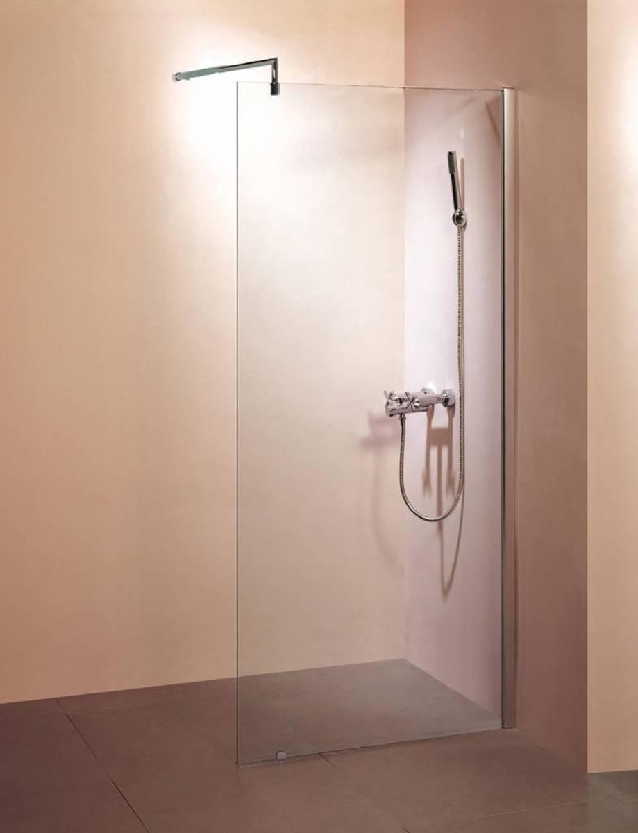 Blue Comfort inloopdouche 10mm 115 - 117 cm chroom