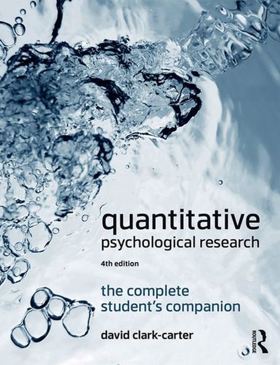 Quantitative Psychological Research (ebook), David ClarkCarter