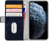 Apple iPhone 11 Pro Hoesje - Mobilize - Elite Gelly Serie - Kunstlederen Bookcase - Blauw - Hoesje Geschikt Voor Apple iPhone 11 Pro