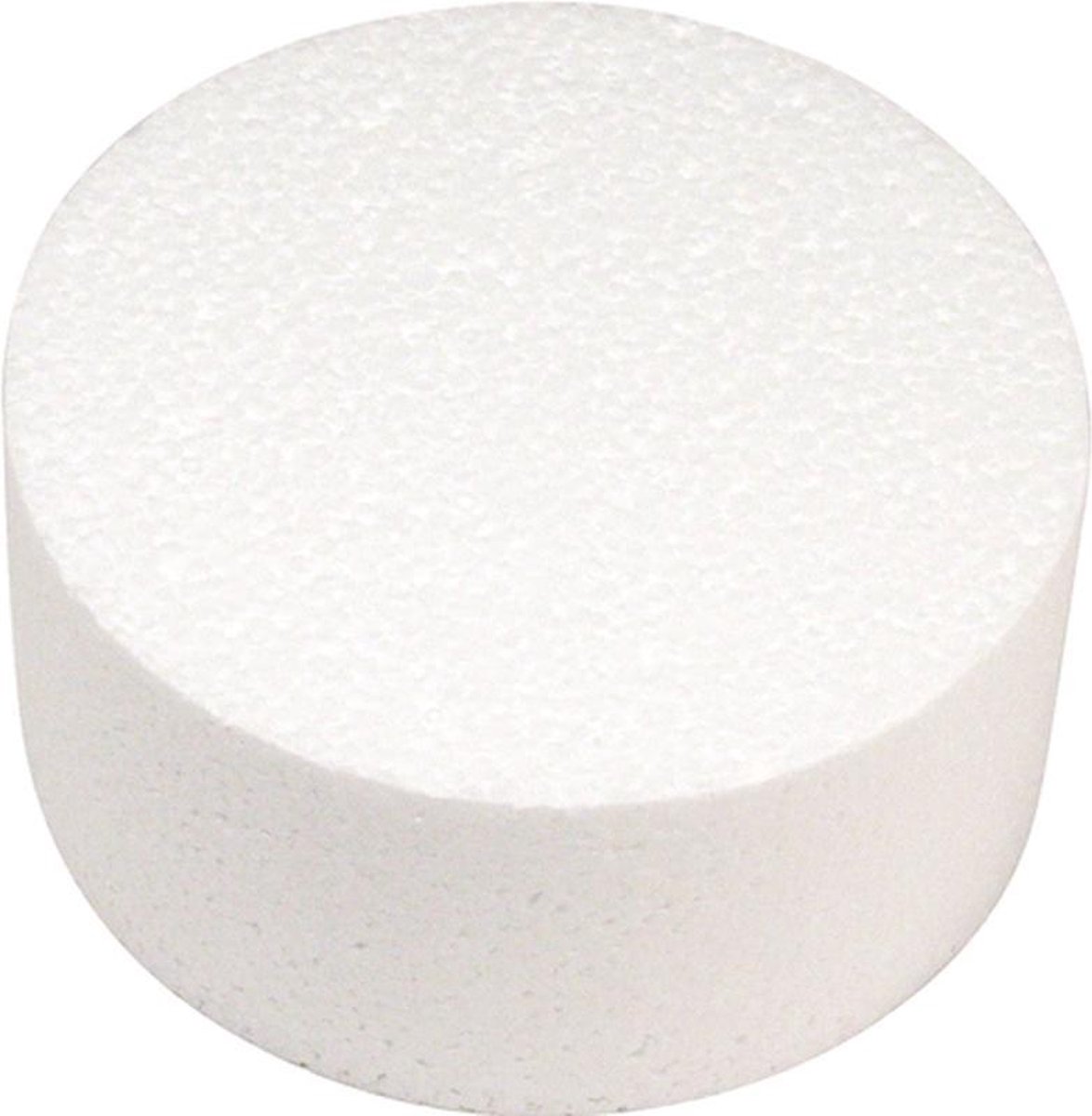 Lot De 6 Disques En Polystyrène Pour Gâteaux Ou Décorations - Blanc - 14.5x14.5x5cm - Pour DIY, Mariage, Noël - 7