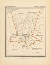 Historische kaart, plattegrond van gemeente Uithuizen in Groningen uit 1867 door Kuyper van Kaartcadeau.com