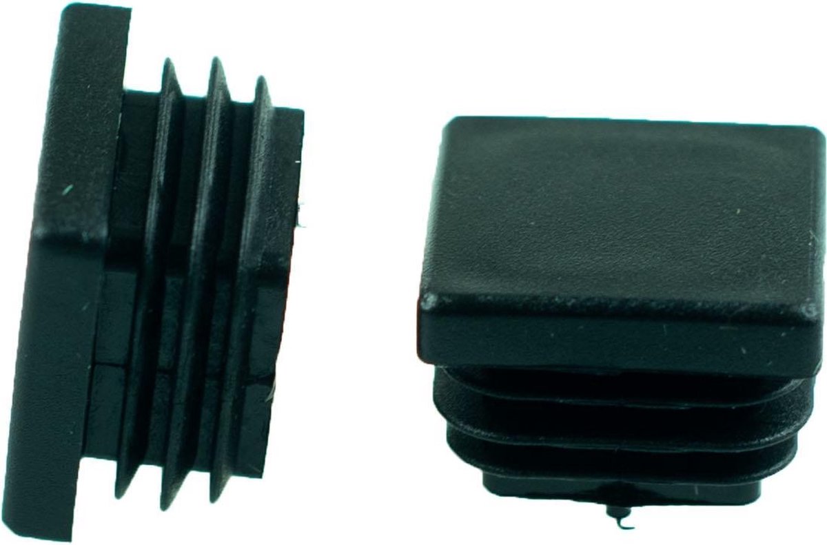 Verlofix Buisstop 20 X 20 Mm Zwart 4 Stuks