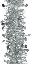 Guirlande ster lametta 270cm zilver Kerstartikelen