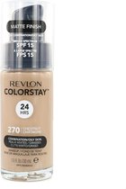 Revlon Colorstay Matte Finish Foundation - 270 Chestnut (Combination/Oily Skin)