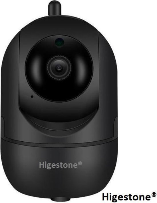 Higestone - Smart Camera- 2-Weg Audio - WiFi - Nachtvisie - Zwart | bol.com