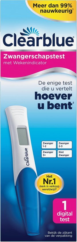 Clearblue Zwangerschapstest Digitaal met Wekenindicator - 1 test