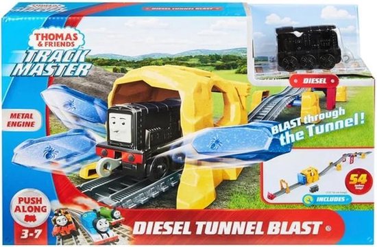 Thomas Trein - Trackmaster Push Along - Diesel Tunnel Blast Set | bol.com