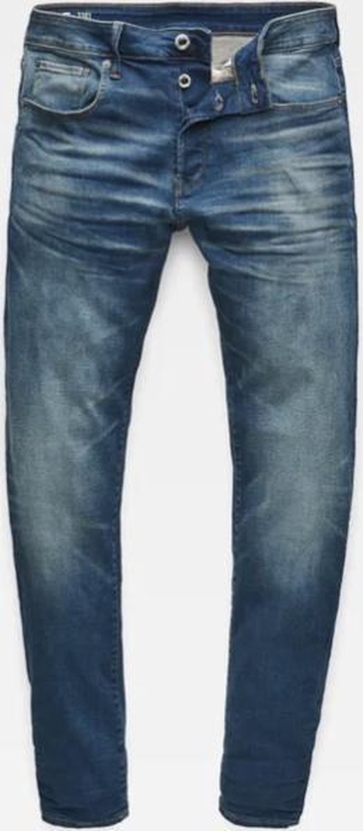 G-star Jeans 3301 Slim Fit Worker Blue Faded Blauw (51001-A088-A888) |  bol.com