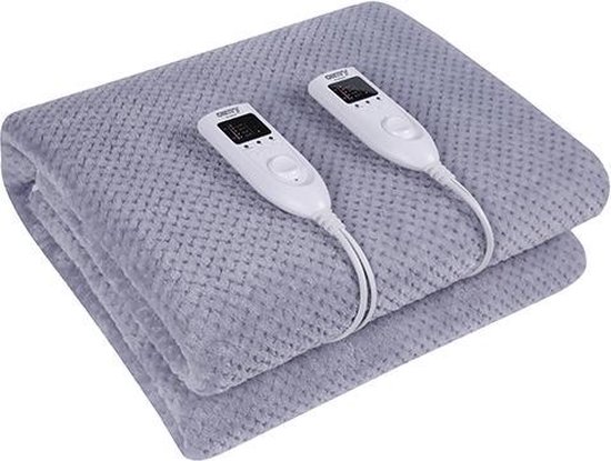 Vochtig Stapel Shilling 2 persoons Elektrische deken - 150 x 160 cm - 8 standen - 2 x 60 Watt -  timer | bol.com