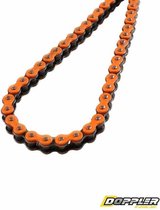 Ketting Doppler 420 oranje 134 schakels