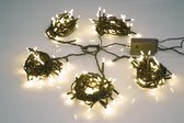 KERSTBOOMVERLICHTING | 220 LED LAMPJES | WARM WIT | GEMAKKELIJK TE VERSPREIDEN | VOOR KERSTBOOM VAN 180CM