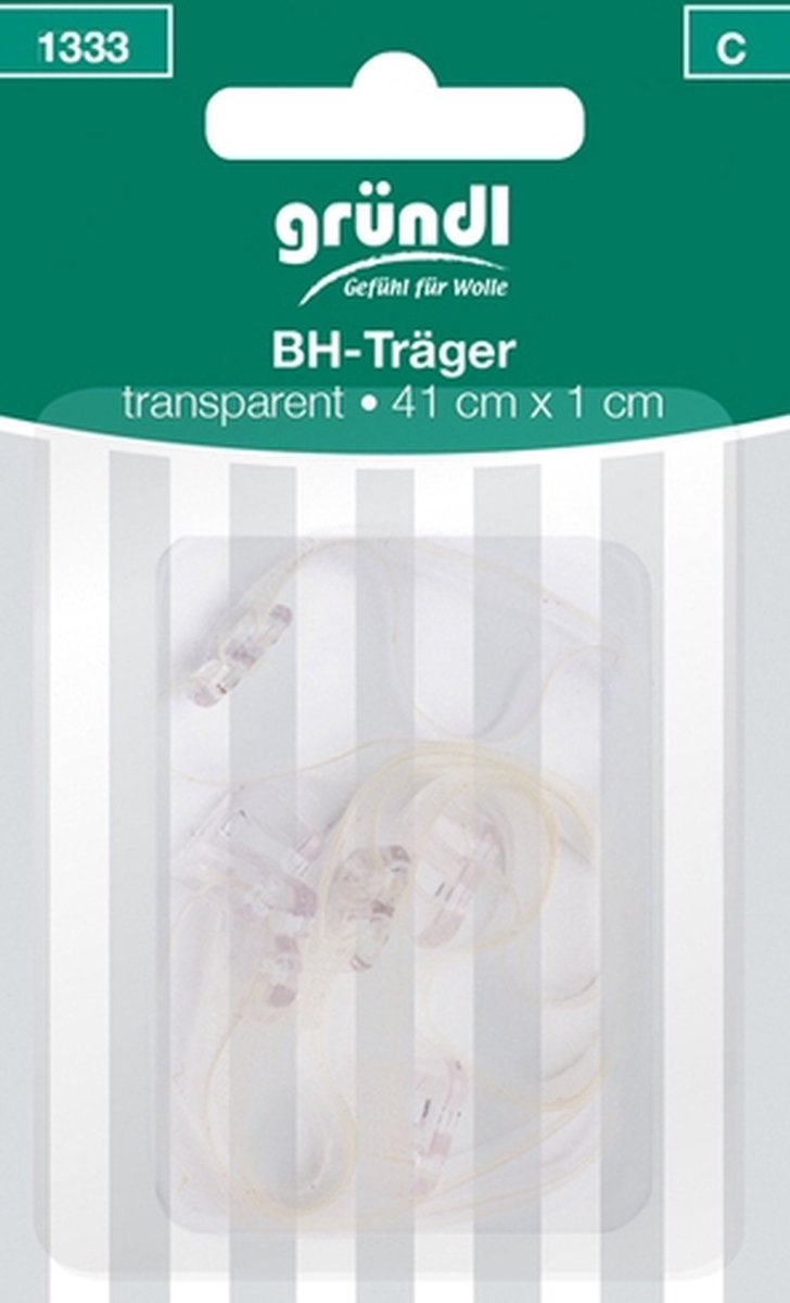 1333 BH-sluiting transparant 41x1cm
