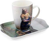 Coffret cadeau : mug et plateau, Melkmeisje, Vermeer