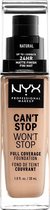NYX Professional Makeup - Can't Stop Won't Stop Foundation - Natural