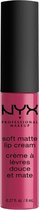 NYX Professional Makeup Soft Matte Lip Cream - Prague SMLC18 - Lippenstift - ml