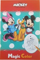 Toverblok Disney "Mickey & Friends" 24 pagina's - krasblok Minnie en Pluto