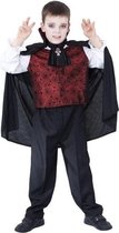 Witbaard Verkleedpak Vampier Polyester Zwart/rood/wit Mt 92-110