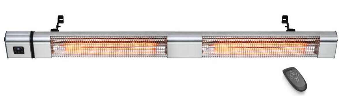 Infrarood terrasheater 3000Watt met afstandsbediening vermogen instelbaar