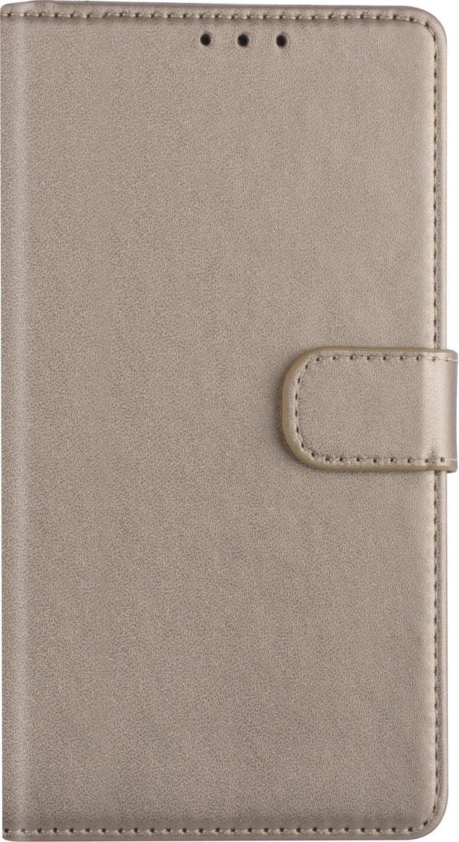 Goud hoesje Samsung Galaxy A01 - Book Case - Kaarthouder (A015F)